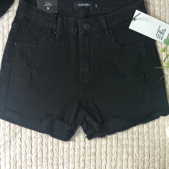 Distressed denim shorts - Picture 6 of 10